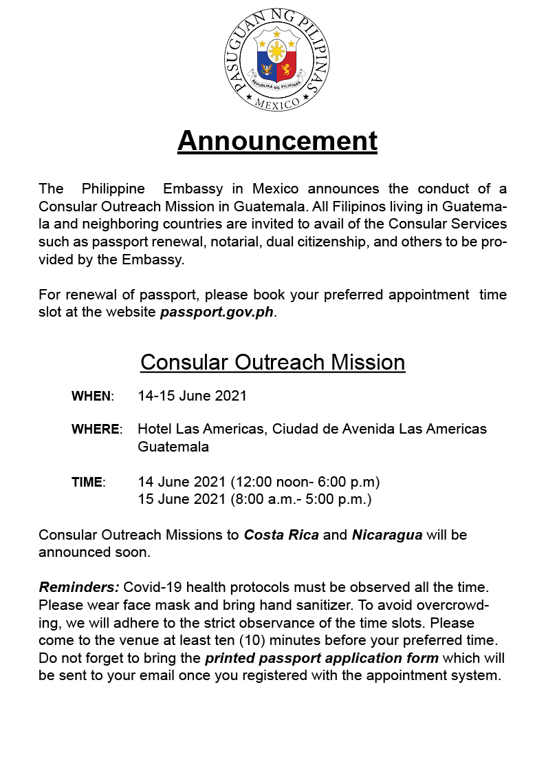 Consular Outreach Guatemala