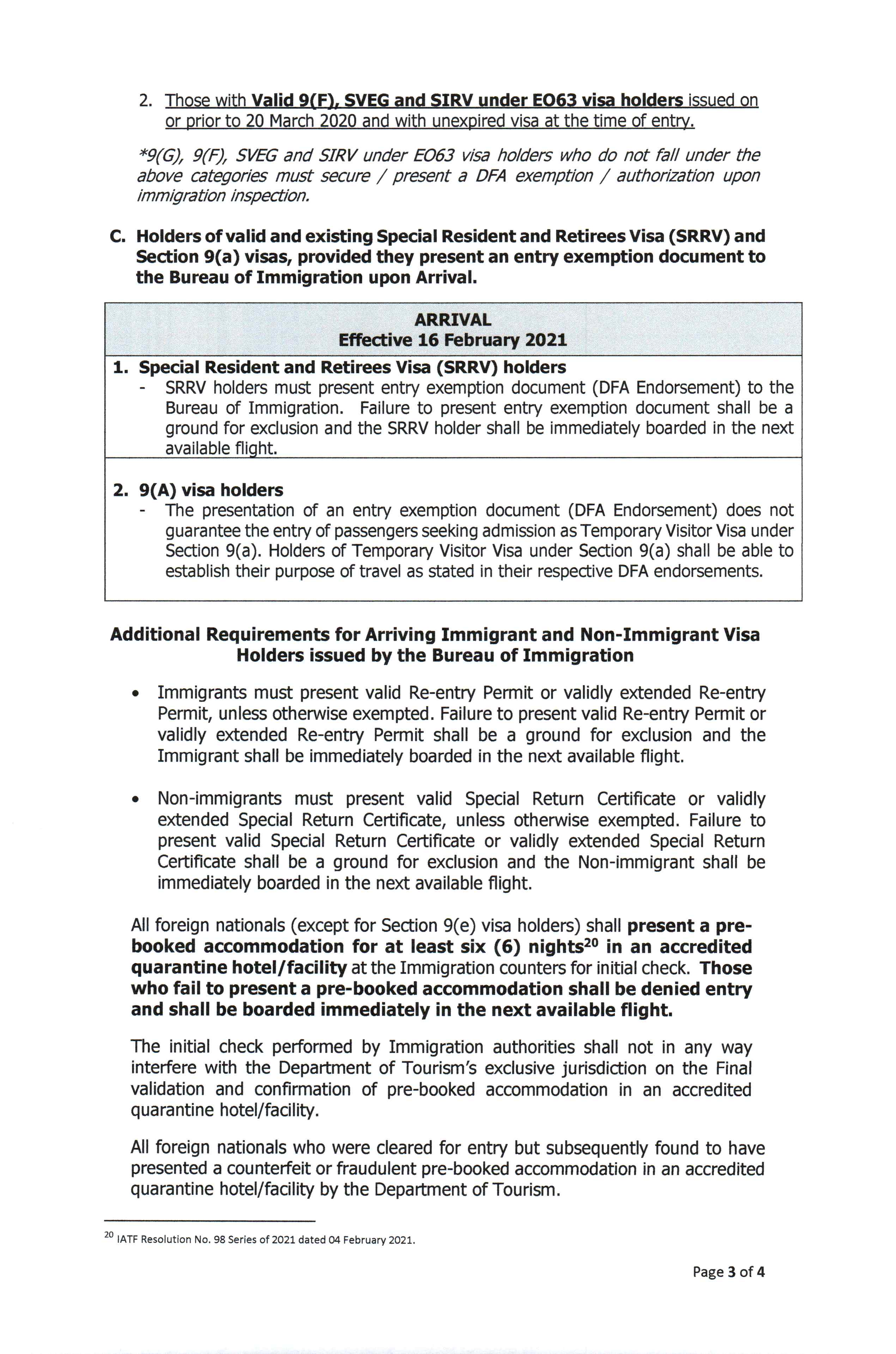 Foreign nationals allowed in PH Page 3