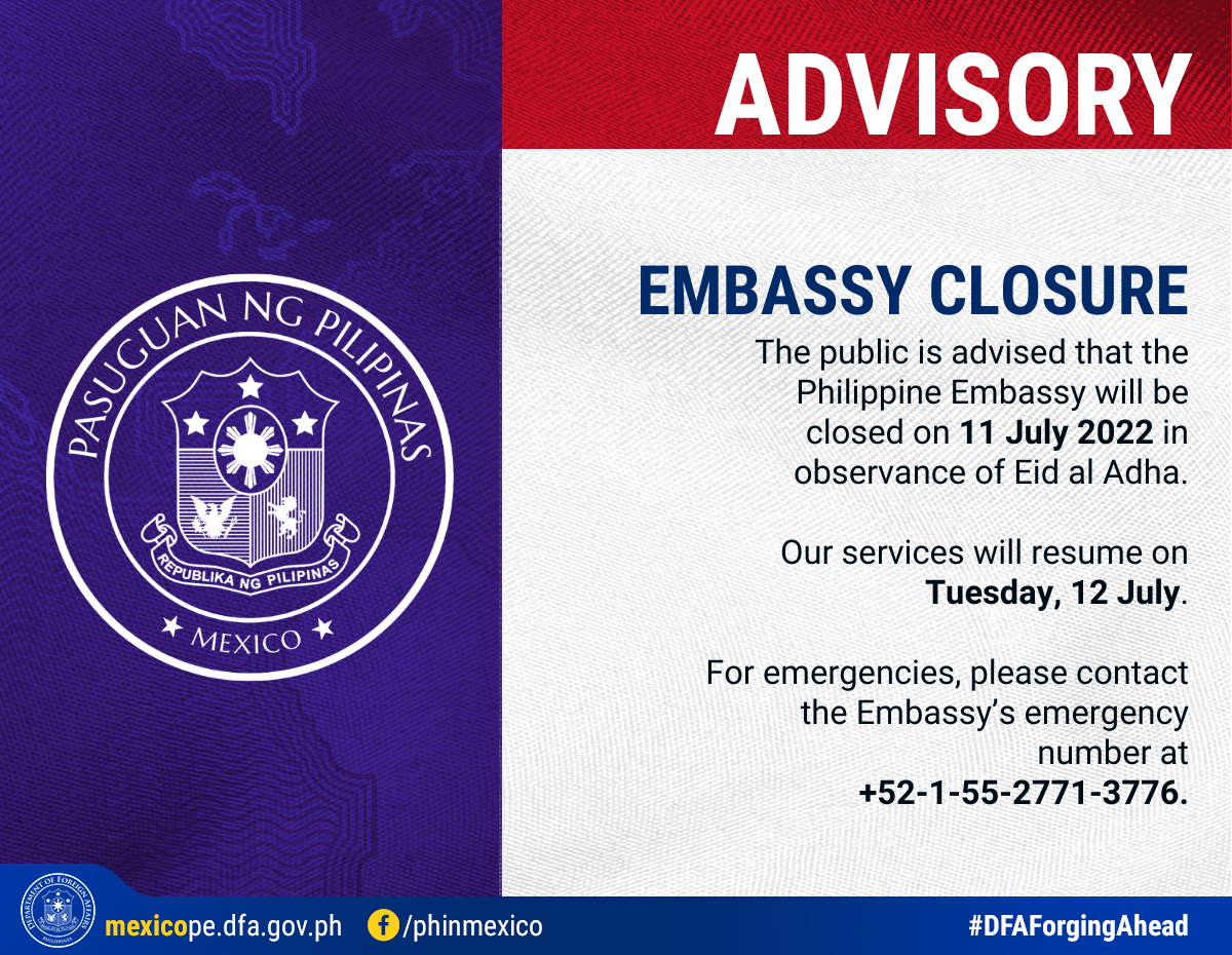 070422 Advisory July Holiday