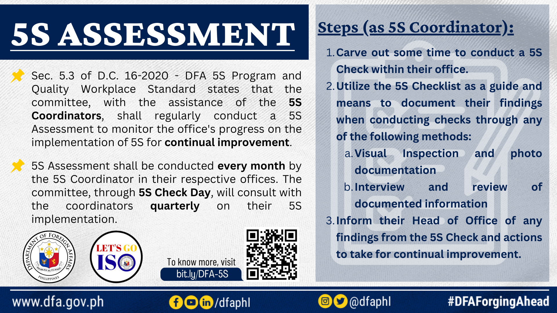 5S Assessment Inforgraphic