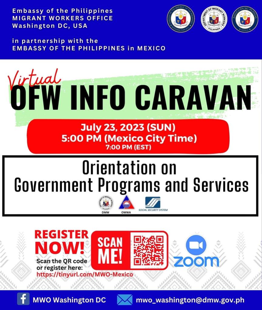 OFW Info Caravan poster